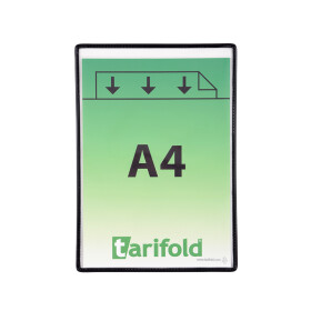 Djois rámeček s kapsou samolepicí, A4, otevřený shora, nepermanentní, černý, 5 ks
