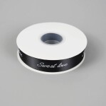 Cake Star Stuha Sweet Love černá (25 mm x 45 m)