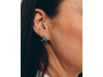 LUNICA Stříbrné náušnice OPÁLOVÁ VÁŽKA 0929