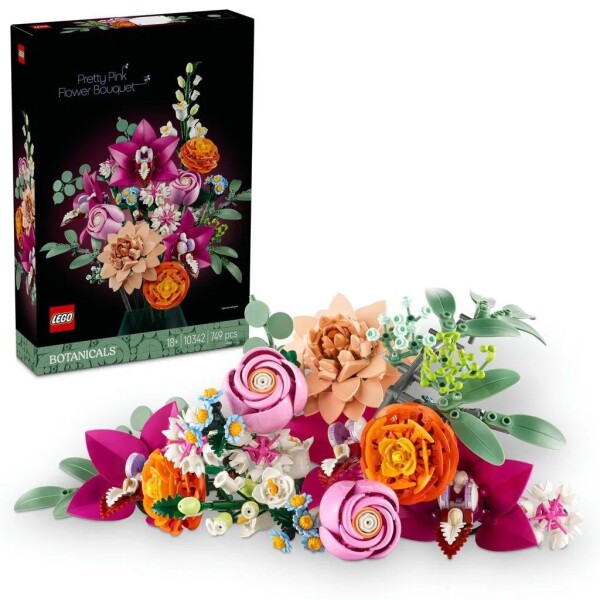 LEGO® Botanicals 10342 Krásná kytice růžových květin