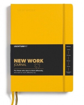 Zápisník New Work Journal Composition B5, Sunflower, anglicky