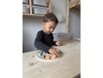 Mamido Dřevěné edukativní hodiny s puzzle Tvary Montessori