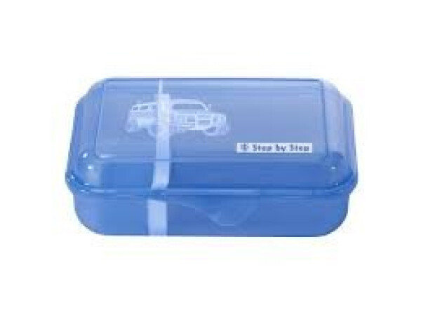 Krabička na svačinu Police Truck Charly, modrá