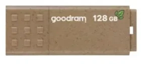 GOODRAM ECO FRIENDLY USB 3.0 128GB hnědá / Flash disk / USB-A 3.0 / čtení: 60MBs / zápis: 20MBs (UME3-1280EFR11)