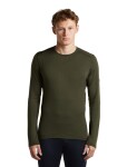 Pánské merino triko dlouhý rukáv ICEBREAKER Mens 260 Tech LS Crewe, Dark Loden velikost: XL