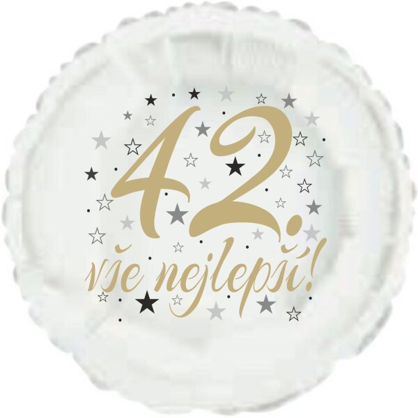 42. narozeniny balónek kruh Balonky.cz 42. narozeniny balónek kruh Balonky.cz