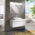 VILLEROY & BOCH - Venticello Umyvadlo 550x360 mm, s přepadem, bez otvoru pro baterii, CeramicPlus, alpská bílá 411355R1