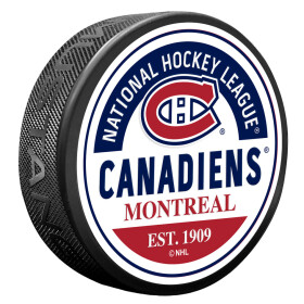 Mustang Puk Montreal Canadiens NHL Block Textured Puck
