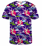 Aloha From Deer Barevné jeřáby Tričko TSH AFD914 Purple