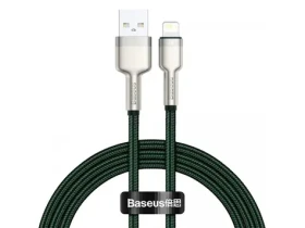 Baseus CALJK-A06 Kabel USB-A (M) - Lightning (M) 1 m zelená (CALJK-A06)