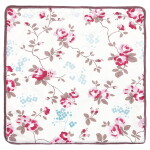 GREEN GATE Vyšívaný povlak na polštář Elsy White 40 × 40 cm, multi barva, textil