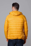 Pánská prošívaná bunda v barvě s kapucí Žlutá M model 18345094 - J.STYLE