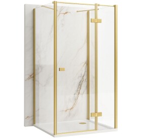 REA/S - Sprchový kout Atlas 120x100 Brush Gold vpravo KPL-K4977