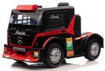 Mamido Dětský elektrický kamion Mercedes Axor LCD červený