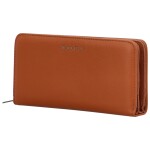 Trendy dámská koženková peněženka MaxFly Gelbert, camel