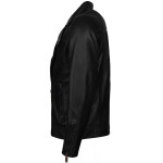 Pánská Kožená Bunda Křivák Benz Brixton Černá Velikost: XL