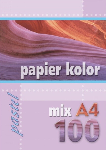 Xero papír A4 100l mix kolor pastel