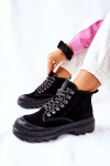 Leather Trapper Boots Big Star II274363 Black 37