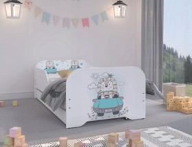 DumDekorace Kvalitní dětská postel s lvíčkem 140 x 70 cm