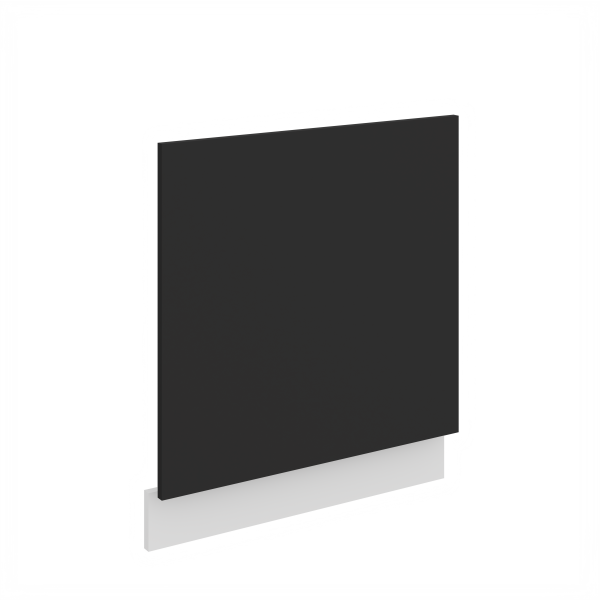 Dvířka na vestavnou myčku nádobí Aria ZM 570x596 Barva korpusu: Bílá, Barva dvířek: BL - Black AFM