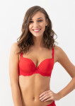 Dámská push up podprsenka LingaDore 1400-3 Červená 85 D