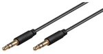 MicroConnect Slim audio kabel 3-pin Jack 3.5mm - Jack 3.5mm 15m černá (AUDLL15)