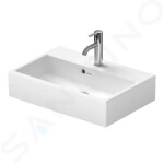 DURAVIT - Vero Air Umyvadlo nábytkové 600x400 mm, s přepadem, otvor pro baterii, bílá 2368600027