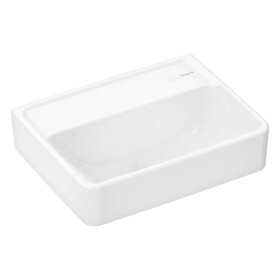 HANSGROHE - Xanuia Q Umývátko 45x34 cm, bez přepadu, bez otvoru pro baterii, bílá 60231450