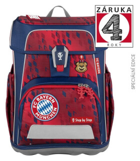 Školní aktovka CLOUD FC Bayern, Mia san Mia - 5 dílný set, AGR certifikát