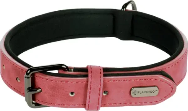 Flamingo Delu Obojek s neoprenovým polstrováním červená M/L (FLA-519283)