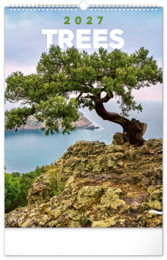 NOTIQUE Nástěnný kalendář Stromy 2027, 33 x 46 cm