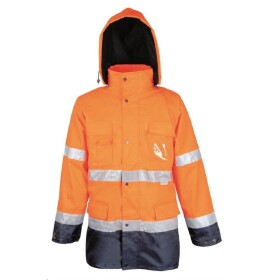 Bunda MAXWELL H1140 výstražná oranžovo-modrá 2XL oranžovo-modrá