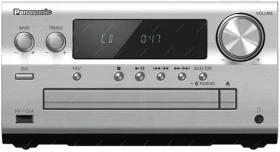Rozbaleno - Panasonic SC-PMX802E-S stříbrná / Mikro audio systém / FM / BT / USB / AUX / DAB+ / WLAN / rozbaleno (SC-PMX802E-S.Rozbaleno)