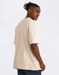Tričko Organic Basics True Heavy Boxy Fit Tee Sandstone