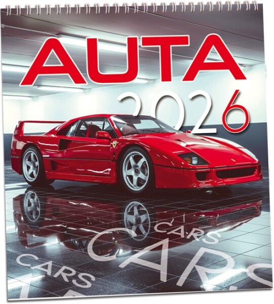Nástěnný kalendář ARIA 2026 - Auta