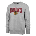 47 Brand Pánská mikina Chicago Blackhawks NHL Varsity Block '47 HEADLINE Crew Velikost: S
