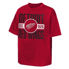 Outerstuff Dětské tričko Detroit Red Wings NHL Shot Speed Short Sleeve Elevated Velikost: Dětské L (158 – 164)