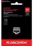 SanDisk Extreme Fit USB-C 512GB černá / Flash disk / USB-C / čtení: 400 MB/s (SDCZ530-512G-G46)