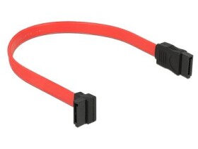 DeLock kabel SATA 22cm nahoru - přímý červená (84354-DE)