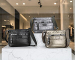 Stylová dámská crossbody kabelka Sajla, černá