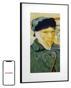 SwitchBot AI Art Frame / Digitální fotorámeček / 31,5" / E Ink Spectra 6 / Wi-Fi / AI generování obrázků (W8402020)