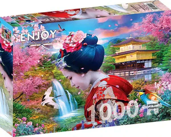 ENJOY Puzzle Gejša v zahradě