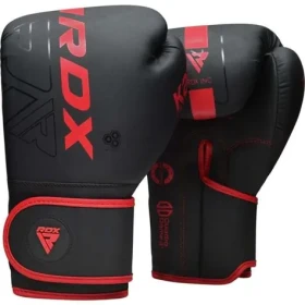 Boxerské rukavice F6 Kara Red - RDX (12 OZ, červená) (87391-2-12 OZ)