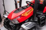 Mamido Dětský elektrický traktor s přívěsem BLT červený