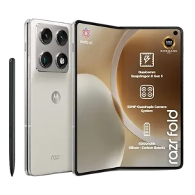 Motorola Razr Fold 5G 16+512 GB PANTONE Lily White / Skládací telefon / 8,09" P-OLED / 120Hz / Snapdragon 8 Gen 5