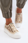 Dámské krajkové tenisky Lee Cooper LCW-23-44-1620 Beige 41
