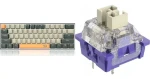 Redragon K606 Lakshmi hnědá s klávesami A113 HP1 Panda / Herní klávesnice / mechanická / Outemu Red / USB / US
