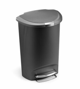 Simplehuman Pedálový odpadkový koš – 50 l / půlkulatý/ plast/ šedý (CW1357)