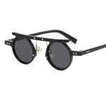 VeyRey Pánské sluneční brýle steampunk Punnyostion černá univerzální