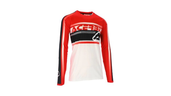 Dres Acerbis MX Linear Lugo bílá/červená vel. L bílá/červená L